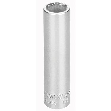 Imagem de Soquete Sextavado Longo em Aço Cromo Vanádio 8 mm - Encaixe 1/4" Tramontina PRO Tramontina