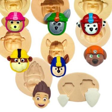 Imagem de Molde De Silicone Kit Patrulha Canina