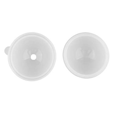 Imagem de Bonarty Molde de ornamento de flor seca para festa de casamento, Natal, bola esférica, faça-você-mesmo, 90 mm