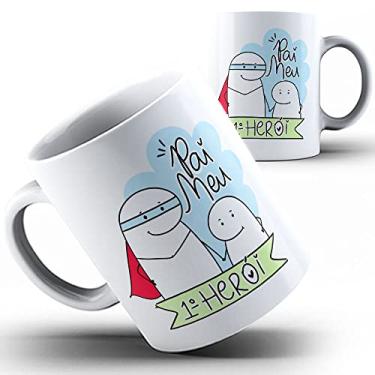 Imagem de Caneca papai Flork Pai meu primeiro herói