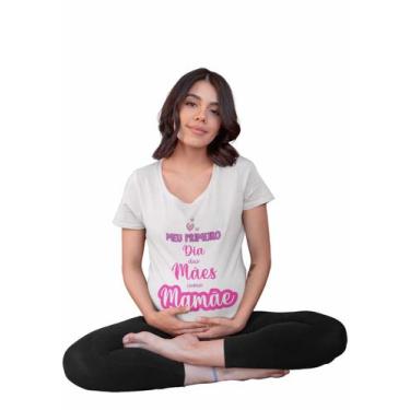 Imagem de Camiseta Mãe De Menina Chá Revelação Mamãe Dia Das Mães - Del France