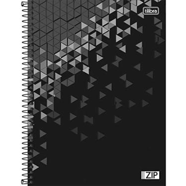 Imagem de Caderno Universitário Capa Dura 10x1 200fls Zip Cinza com Bolsa Plástica 1 UN Tilibra