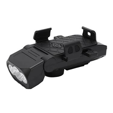 Imagem de Suporte de telefone para luzes de bicicleta multifuncional preto 500lm alto brilho 2400mAh 4 em 1 luzes de bicicleta para passeios noturnos