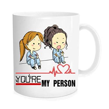 Imagem de Caneca de café engraçada - Caneca de aniversário You're My Person - Caneca de aniversário para uma amiga mulher, amigas feminina, irmã - Cápsula de café fofa, BFF, Sisters - Canecas Youre My Person - Caneca de 325 ml
