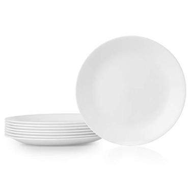 Imagem de Corelle Prato de almoço, 8 peças, inverno geado branco