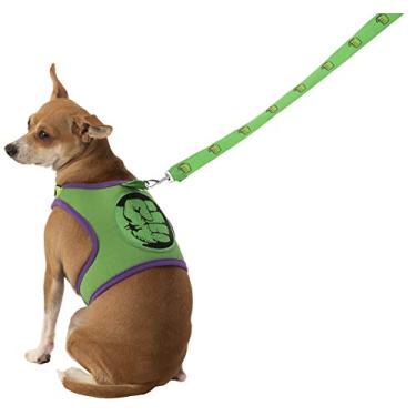 Imagem de Marvel Classic Universe The Incredible Hulk Coleira e Arreio para Animais de Estimação, Grande