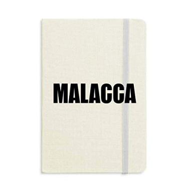 Imagem de Malaca Malaysia City Notebook capa dura diário clássico A5 presente