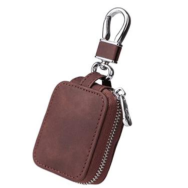 Imagem de TECKEEN Capa de couro à prova de choque com chaveiro para AirPods 1/2/3/Pro/P 2 2022