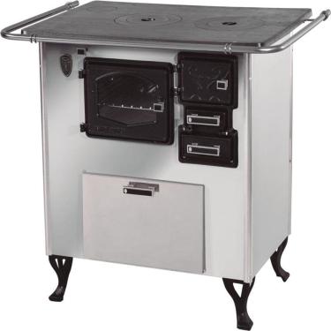 Imagem de Fogão A Lenha C Forninho  C Caixa Esq. Inox Fornos Pinhal N2