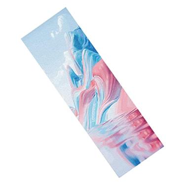 Imagem de Kokiya Longboard Grip Tape Cruiser Decal Guard Protector Sheets Papel Antiderrapante Adesivo Skate para Pedal Deck Skate Board, Montanha Multicolorida