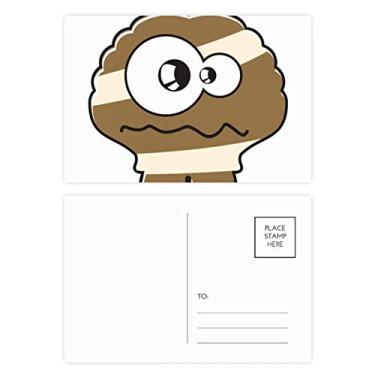 Imagem de Cartão postal Alien Brown Universe And Alienígena Cartão de felicitações de aniversário