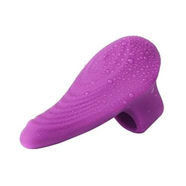 Imagem de Vibradores de Silicone Dedo Estimulador Mamilo Massageador Ponto G e Clitóris Estimulador Sexual Zatla Shop (Roxo)