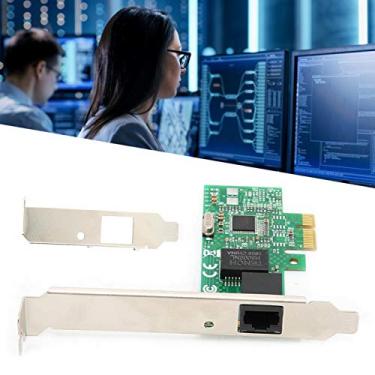Imagem de BTIHCEUOT Placa de rede Gigabit, servidor Gigabit Ethernet, porta única para servidor/desktop de roteamento sem disco Esxipxe