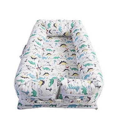 Imagem de Biramar Baby Bercinho Portátil Ninho Para Bebê Sleep Um Dinossauro Dos Bês Multicor