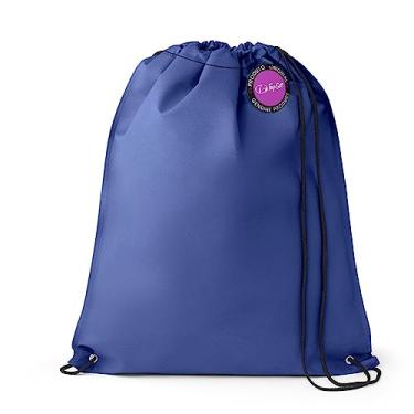 Imagem de Mochila tipo Saco Gym Sack em TNT Premium 33x40cm Marino TopGet (Azul)