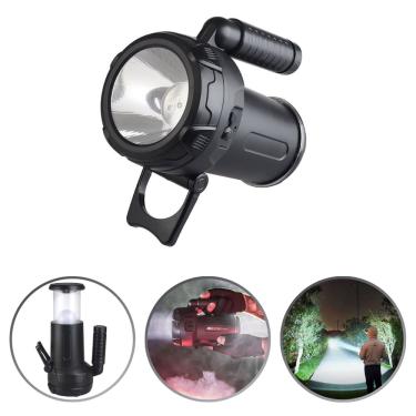 Imagem de Lanterna De Mão Jasper Recarregável Com Led De 350 Lúmens Alcance De Até 160M Com Lampião Nautika