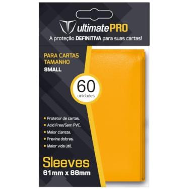 Imagem de Sleeve Yugioh Ultimate Pro (60 unidade) 61x89mm Cor:Amarelo