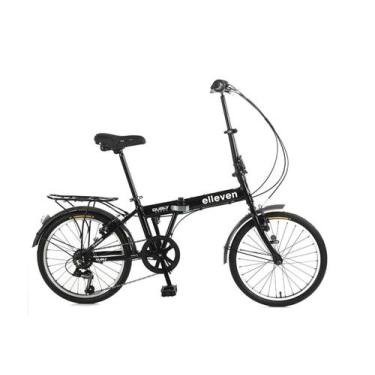 Imagem de Bicicleta Dobrável Aro 20 Alumínio Câmbio Shimano 6V Urbano - Elleven