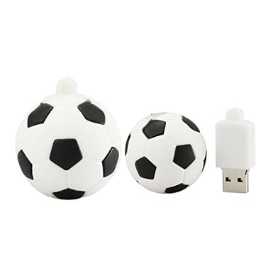 Imagem de Flash Drives USB em forma de bola de 32 GB, pen drive de memória, pen drives pen drives USB Flash Disk Pen Drive U Disk USB 2.0 Pen Drive PenDrive (futebol)