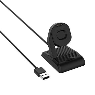 Imagem de Cabo carregador USB preto para relógio inteligente estação de carregamento Smartwatch substituição adaptador de suporte de carregamento para Suunto 7 acessório