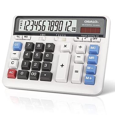 Imagem de Calculadora de mesa pendance, display LCD extra grande de 12