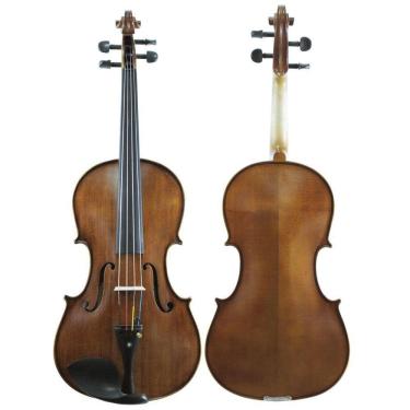 Imagem de Viola de Arco Orquezz 40 Strad - Madeira Maciça - Acessórios Inclusos