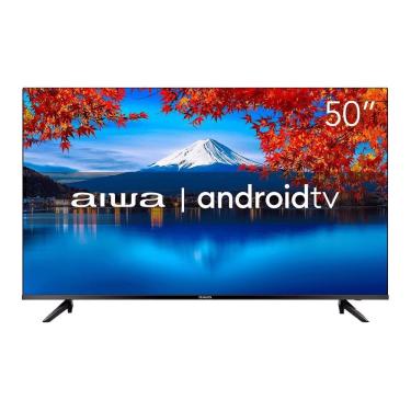 Imagem de Smart TV LED 50 Aiwa 50BL02A 4K uhd, com Wi-Fi, 2 usb, 3 hdmi, Borda Ultrafina, 60Hz