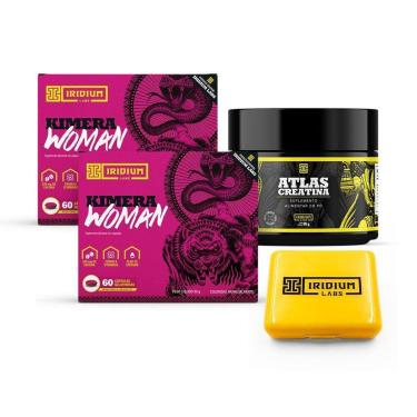 Imagem de Kit 2x Kimera Woman + Creatina + Porta Caps - Iridium Labs-Unissex