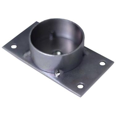 Imagem de Chapinha Chapa Reta Com Tubo Fixação Pés Palito Rosca