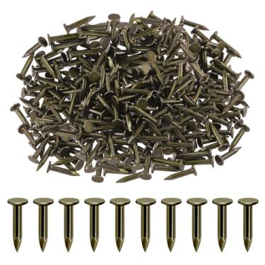 Imagem de Rustark 300 peças de 2,5 cm 25 mm pregos de feltro de telhado de aço pregos de asfalto pregos de ardósia pregos de revestimento de cimento para reparo de telhado, telha de asfalto, paisagismo