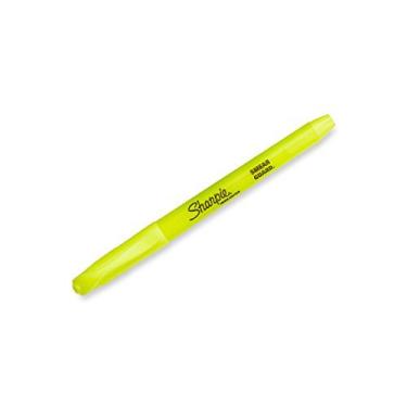 Imagem de Iluminador, ponta cinzel amarelo fluorescente PK12