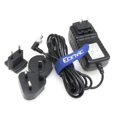 Imagem de Eonvic - Adaptador de corrente CC de ângulo reto de 12 V 3 A para Hollyland Mars 400s SmallHD 702 Touch Monitor Atomos Ninja V Atomos Shogun dispositivos de vídeo PIX-E7 PIX-E5