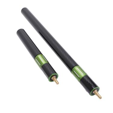 Imagem de Extensão de Taco de Bilhar de 9 Polegadas e 17 Polegadas, Extensor Telescópico de Liga de Alumínio de Fibra de Carbono para Sinuca T.W