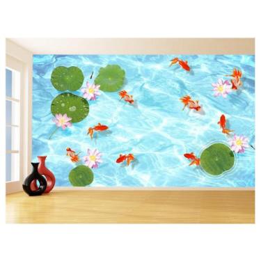 Imagem de Papel Para Piso De Porcelanato Liquido Água 3,5M Flr12 - Você Decora