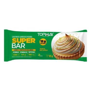 Imagem de Barra de Proteína TopWay Torta de Limão 45g - Embalagem com 12 Unidade