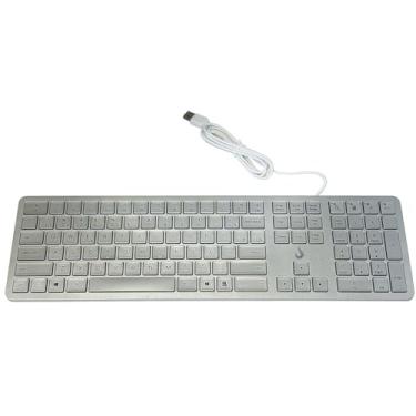 Imagem de Teclado Slim Prateado | Rise Mode | Abnt2 Usb