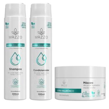 Imagem de kit Cabelos Danificados Fragilizados Shampoo e Condicionador - Mazzo