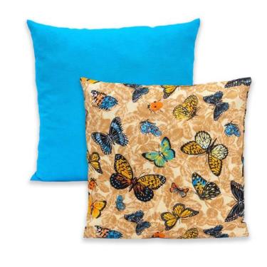 Imagem de Kit 2 Capas de Almofada c/ Zíper 40x40cm Gorgurinho - Rafaloro Enxovai