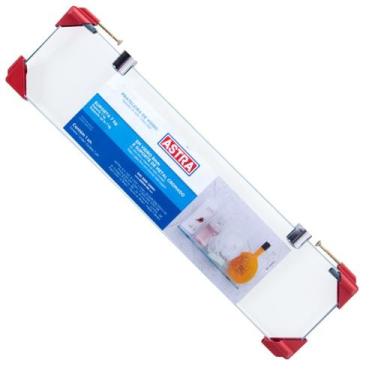 Imagem de Prateleira Vidro Banheiro Porta Shampo Incolor 50x15cm Astra