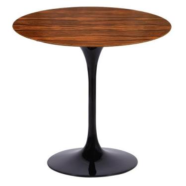 Imagem de Mesa Saarinen Redonda Pau Ferro 100cm - Base Preta - mgsaarinen