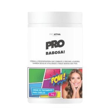 Imagem de Creme de Tratamento Proativa Pro Babosa Pow 1kg - Pro Ativa