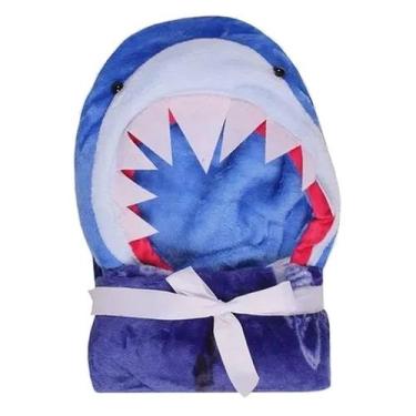 Imagem de Manta De Bebê Microfibra Com Capuz De Bichinho 75x100cm Baby - Jolitex