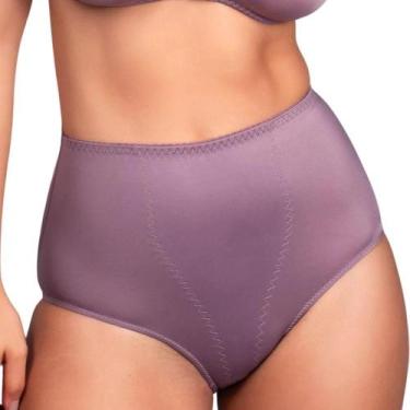 Imagem de Calcinha Clássica Duloren 129518 Reforço Frontal, Berinjela, XL