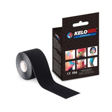 Imagem de Bandagem Elástica Adesiva Fisioterapia Muscular Kelogel 5Un
