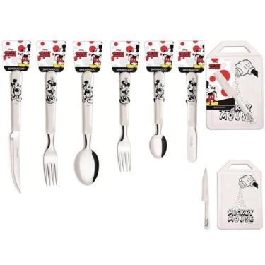 Imagem de Conjunto de Talheres com Tábua para Corte e Faca Simonaggio Disney - M