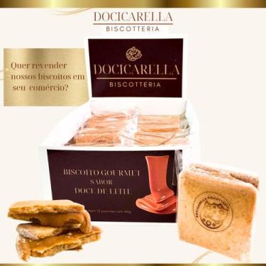Imagem de Biscoito Gourmet Sabor Doce de Leite Display Com 12 Unidades - Bolacha