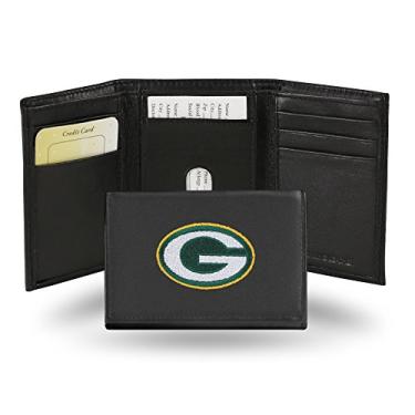 Imagem de Carteira dobrável tripla bordada Rico Green Bay Packers. Team Color. 3.25 x 4.25-inches