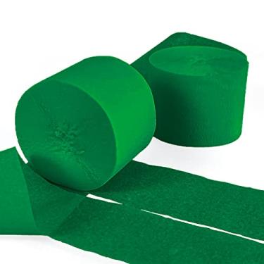 Imagem de Fitas de papel crepe, decorações para aniversário, casamento, festival, ornamento, formatura, cenário colorido para festa Candyland, suprimentos de arco-íris DIY, artesanato artístico (pacote com 2,