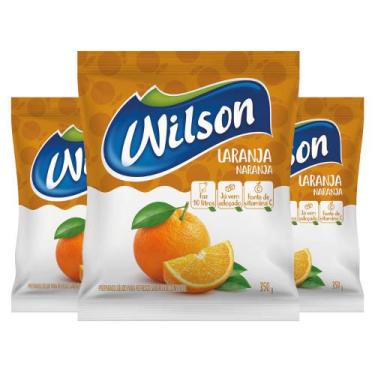 Imagem de Kit 3un de Suco Em Pó Refrescante Sabor Natural Laranja 350G Rende 10L