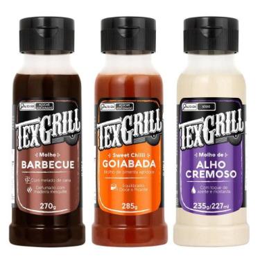 Imagem de Combo de Molhos Sabor  Alho + Barbecue + Pimenta Agridoce Churrasco da